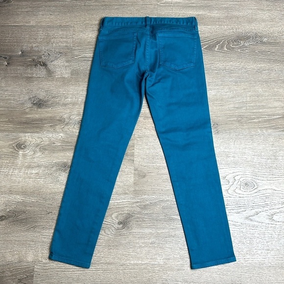 J.Crew Women’s Toothpick Low-Rise Skinny Jeans in Teal Sz 26 - Picture 6 of 11